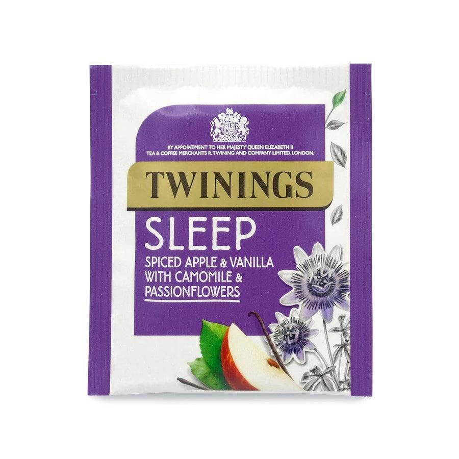 Twinings Tea: Superblends Sleep Spiced Apple & Vanilla with Camomile and Passionflowers Envelope Tea Bags - 20 Bags - Vending Superstore