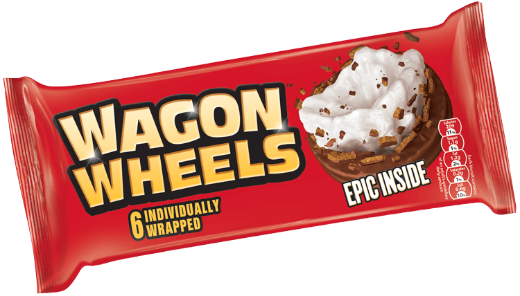 Burtons Wagon Wheels Individually Wrapped (Pack of 6 x 16)