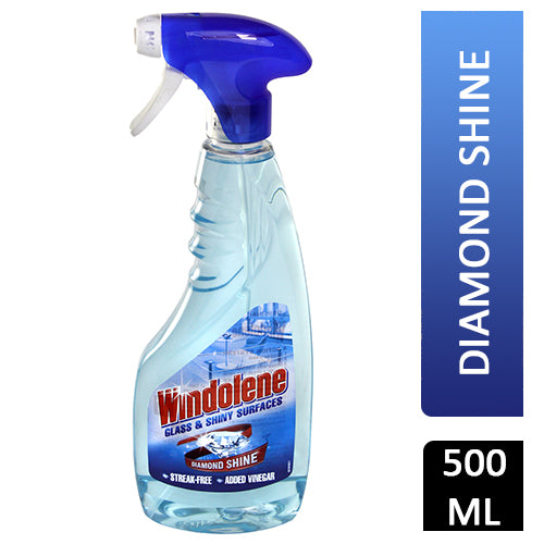 Windolene Diamond Shine 4 Action Glass Cleaner Trigger Spray - 500ml