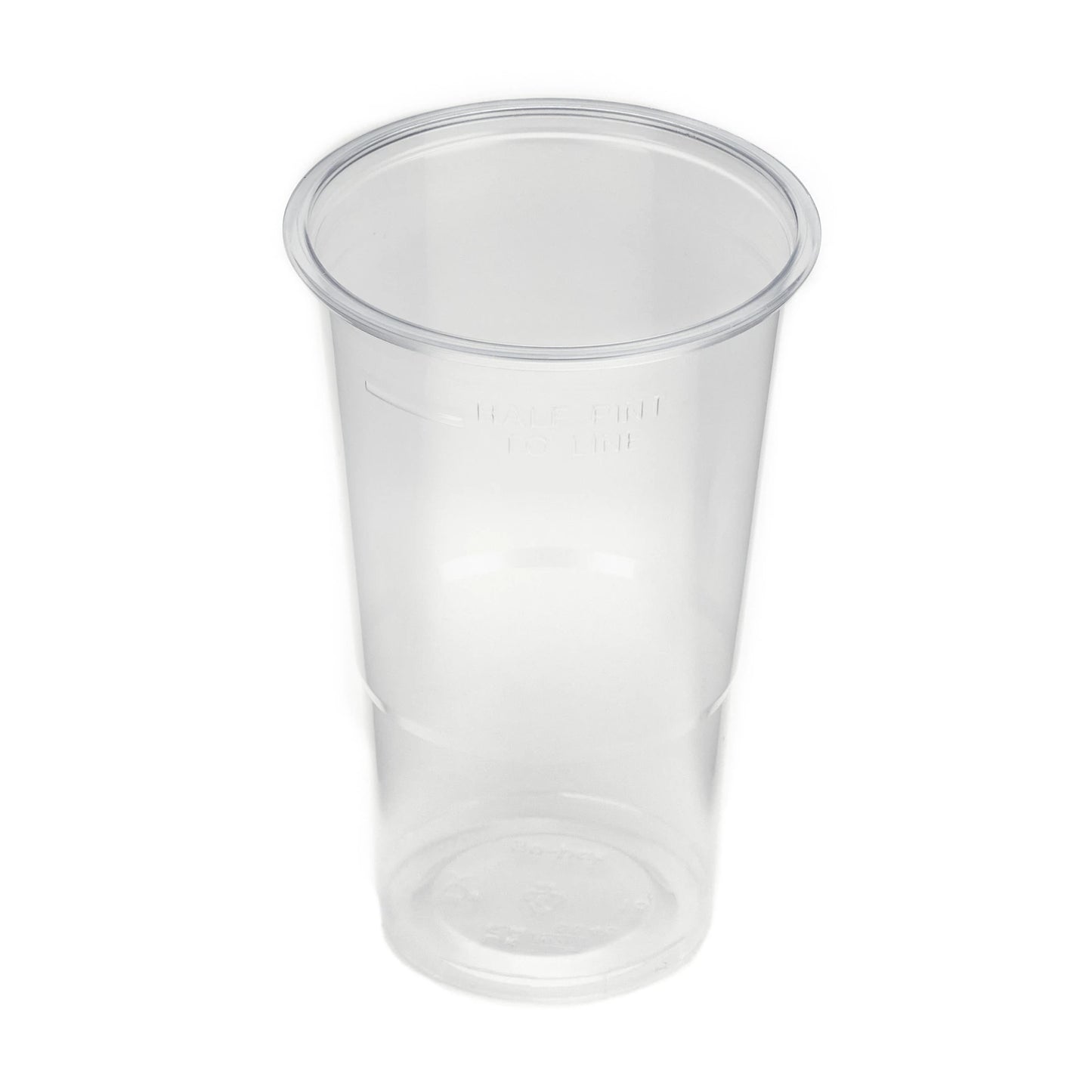 Clear rPET Half-Pint Tumblers - UKCA Marked - Case of 1000