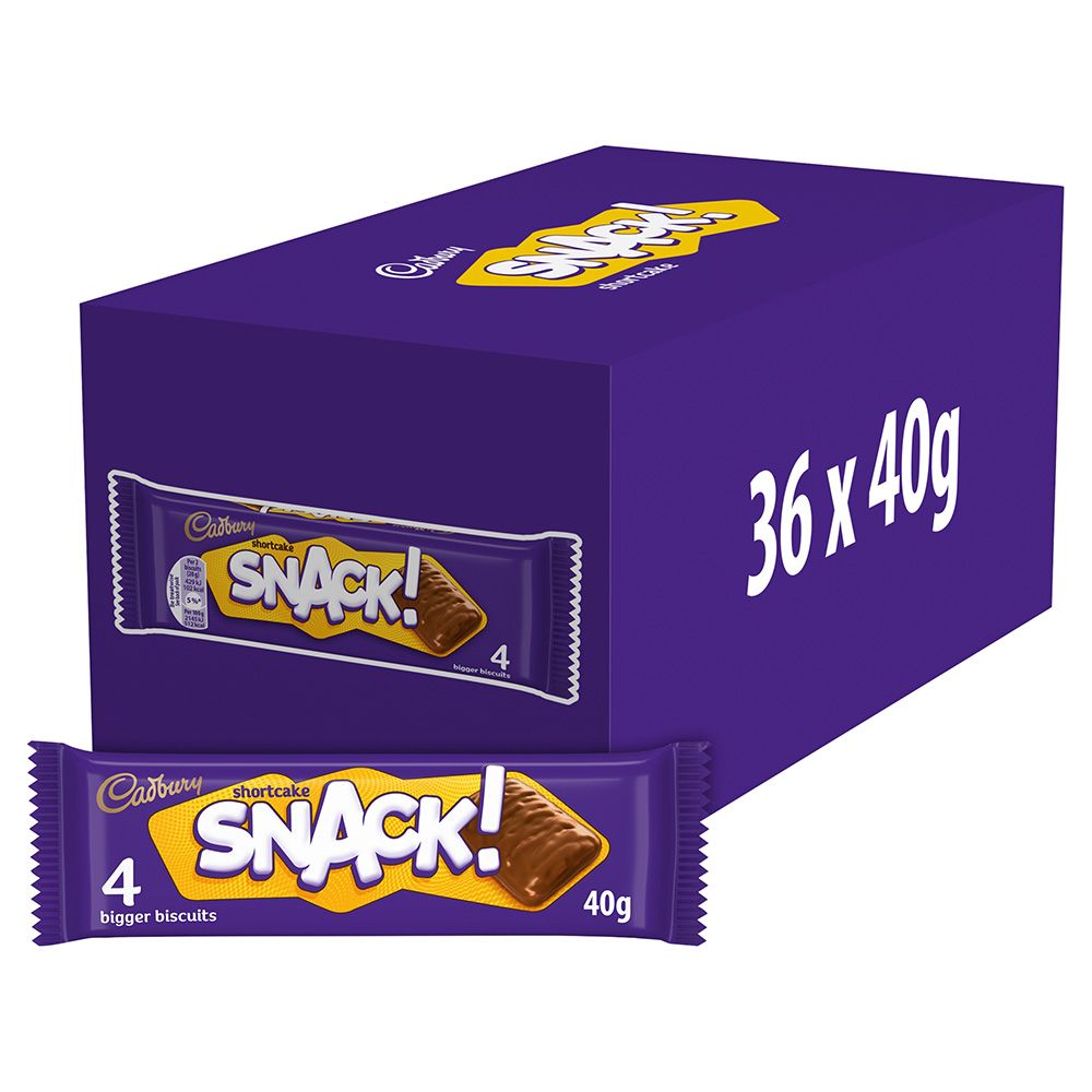 Cadbury Shortcake Snack 40g Box of 36 | Bulk Buy Wholesale