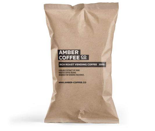 Amber Coffee Co - Rich Roast Instant Vending Coffee - 10 x 300g Bags