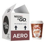 Nescafe & Go - Aero Hot Chocolate - 12oz Foil Sealed Drinks (Pack of 8 Cups)