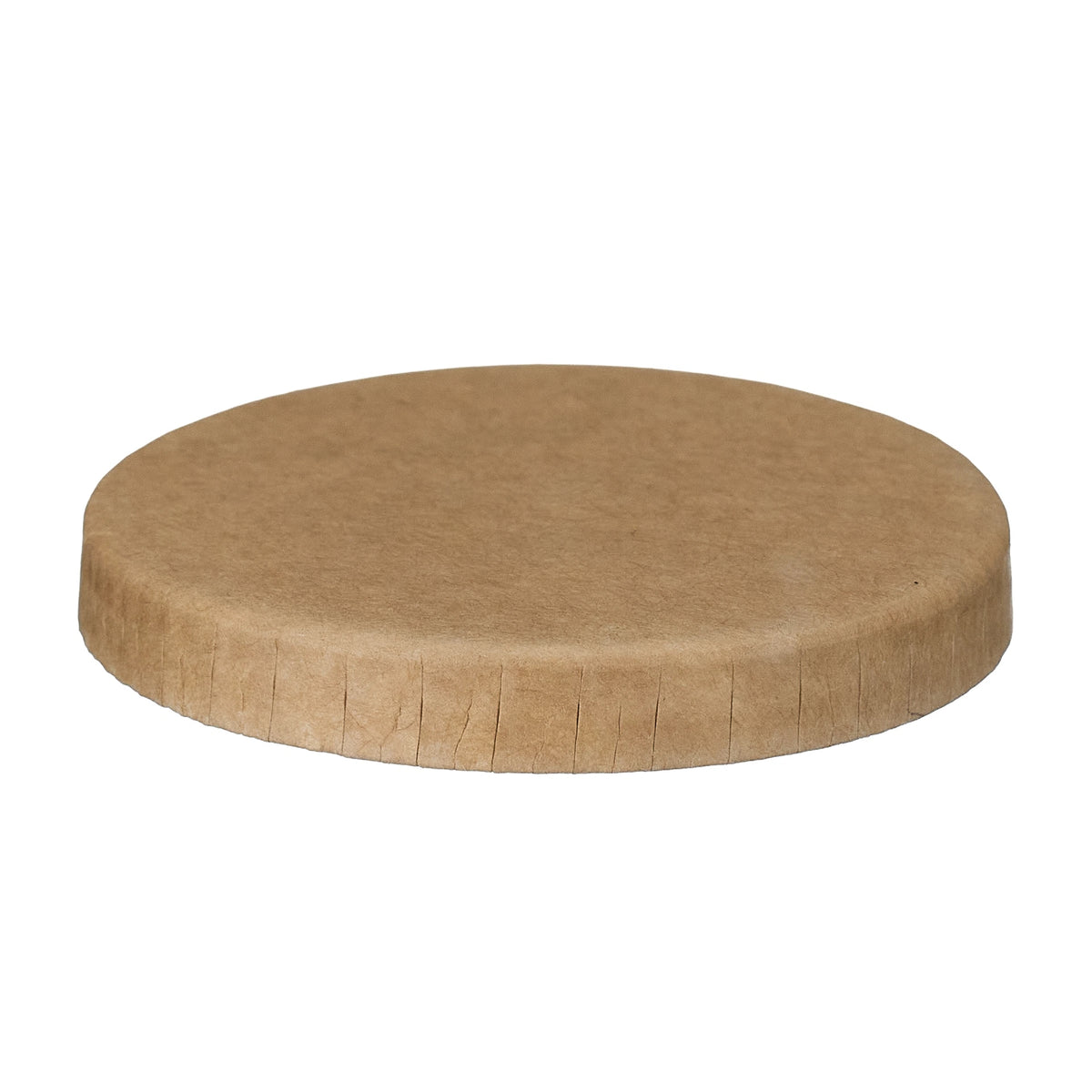 2/3/4oz Kraft Paper Portion Pot Lids (PE Lined) - Case of 1500