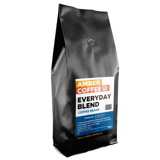 Amber Coffee Co - Everyday Blend - Premium Coffee Beans (Full Case or 1KG Bags)