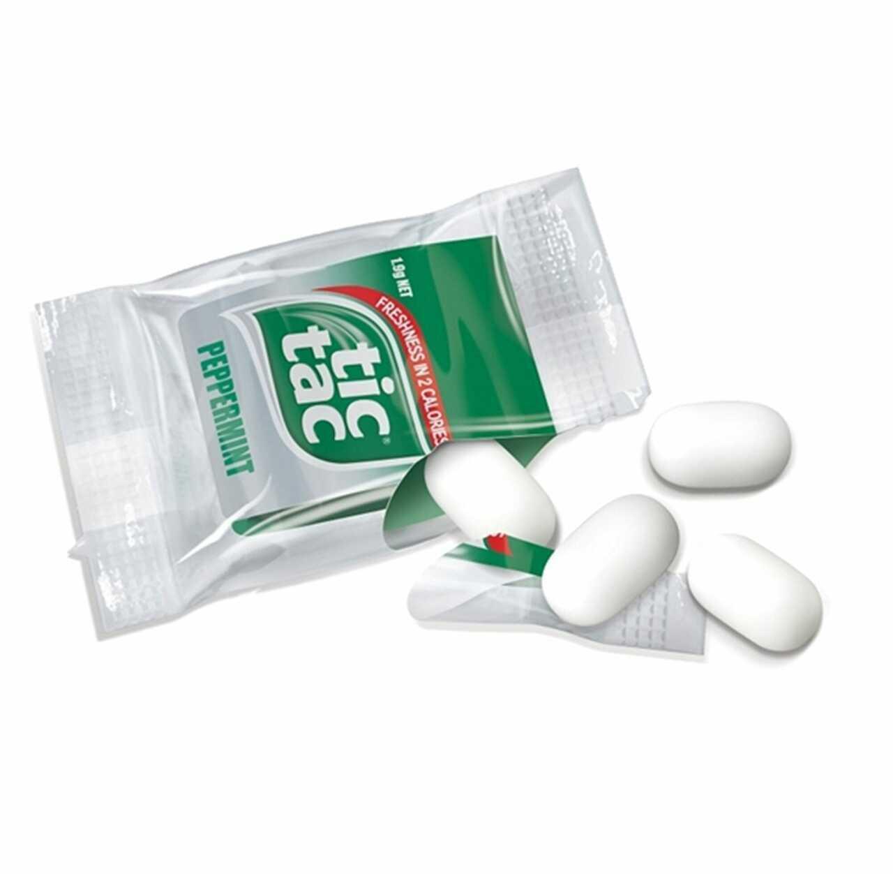 Tic Tac Pillow Packs: Individually Wrapped Tic Tac Packs - 100's - Vending Superstore