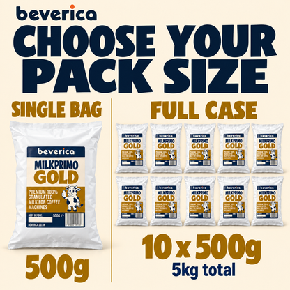Beverica Milkprimo Gold Granulated Skimmed Milk Powder - 500g