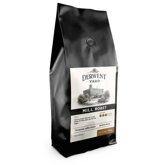 Derwent Yard Coffee - Mill Roast Blend - Premium Coffee Beans (Full Case or 1KG Bags)