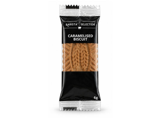 Barista Selection Individually Wrapped Caramelised Biscuits - Case of 300