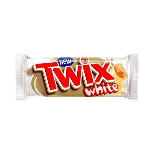 Twix White Chocolate Bars - 46g (Box of 30)