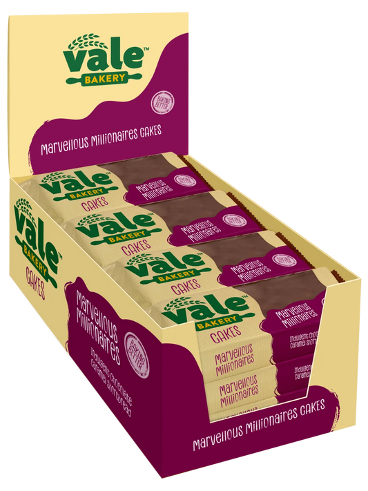 Devonvale Vale Bakery Marvellous Millionaires Shortbread 70g (Box of 16)