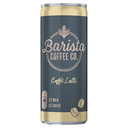 Barista Coffee Co Caffe Latte Can 250ml - Case of 12