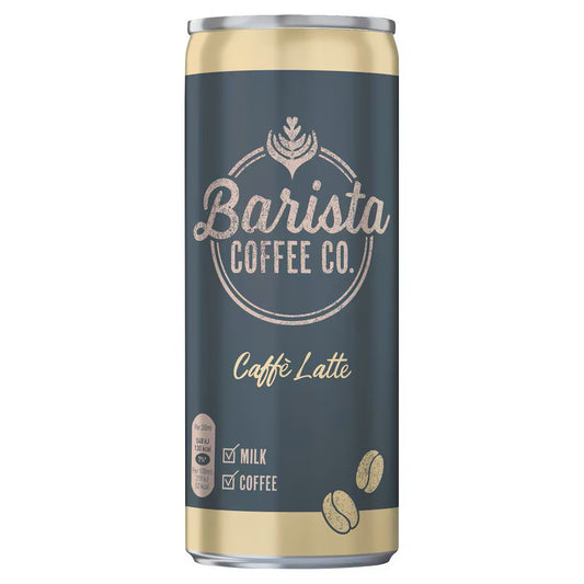 Barista Coffee Co Caffe Latte Can 250ml - Case of 12