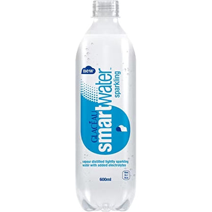 Glaceau Smart Water Sparkling - 600ml (Pack of 24)