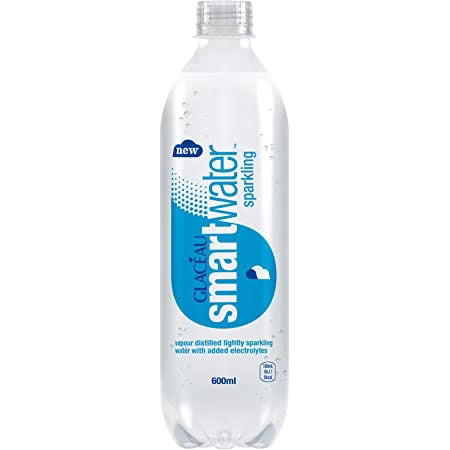 Glaceau Smart Water Sparkling - 600ml (Pack of 24)