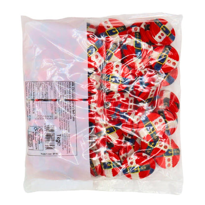 Kingsway Santa's Belt Milk Chocolate Coins in full 1kg bag