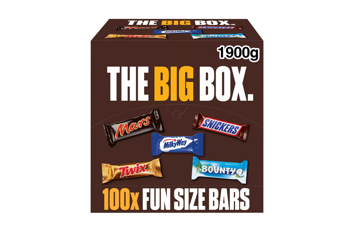 Mars Chocolate Favourites Fun Size Big Box - Box of 100