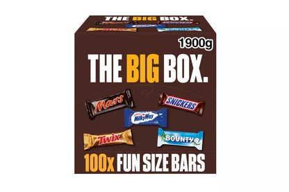 Mars Chocolate Favourites Fun Size Big Box - Box of 100