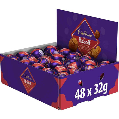 Cadbury Lotus Biscoff Milk Chocolate Egg 32g (Box of 48)