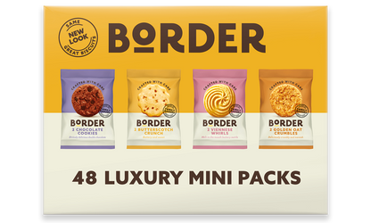 Border Biscuits Mini Packs - 4 Varieties Twin Pack (Box of 48)