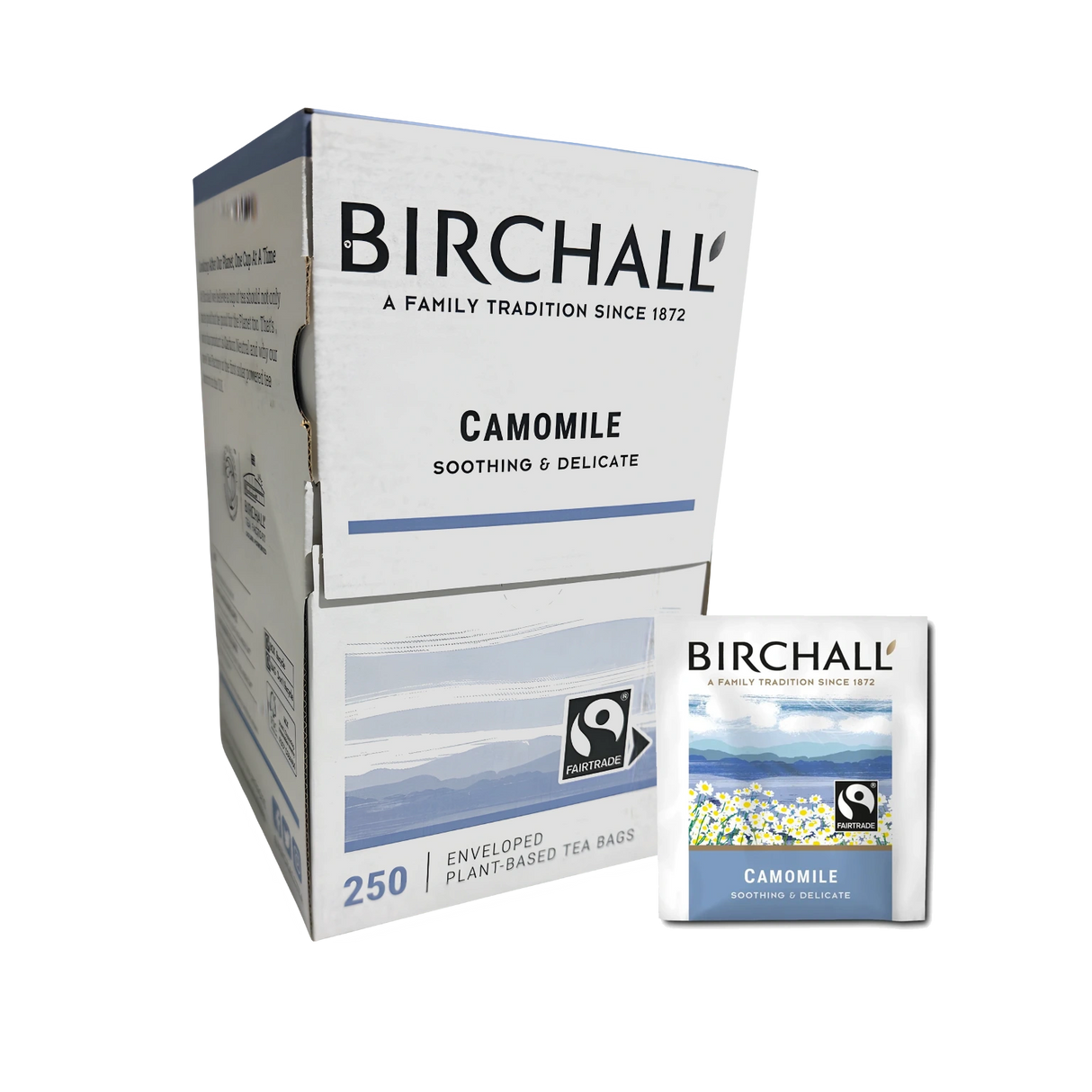 Birchall Tea - Camomile - Individually Wrapped Envelope Tea Bags (Fairtrade) - (Box of 250)