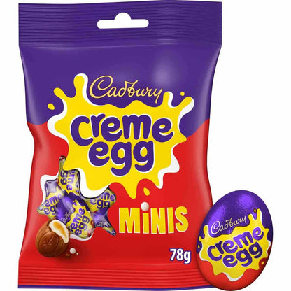 Cadbury Mini Creme Egg Chocolate Bags - 78g (Box of 13)