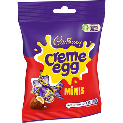Cadbury Mini Creme Egg Chocolate Bags - 78g (Box of 13)