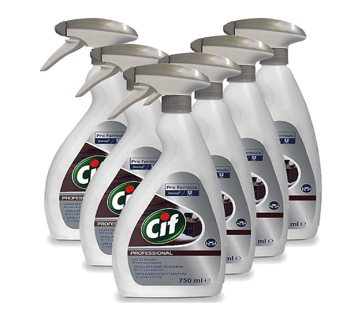 Cif Pro Formula Wood Polish 750ml - Pack of 6