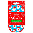 Christmas Design 2 in 1 Antibacterial Scrubbing Pad (Santa) - Vending Superstore