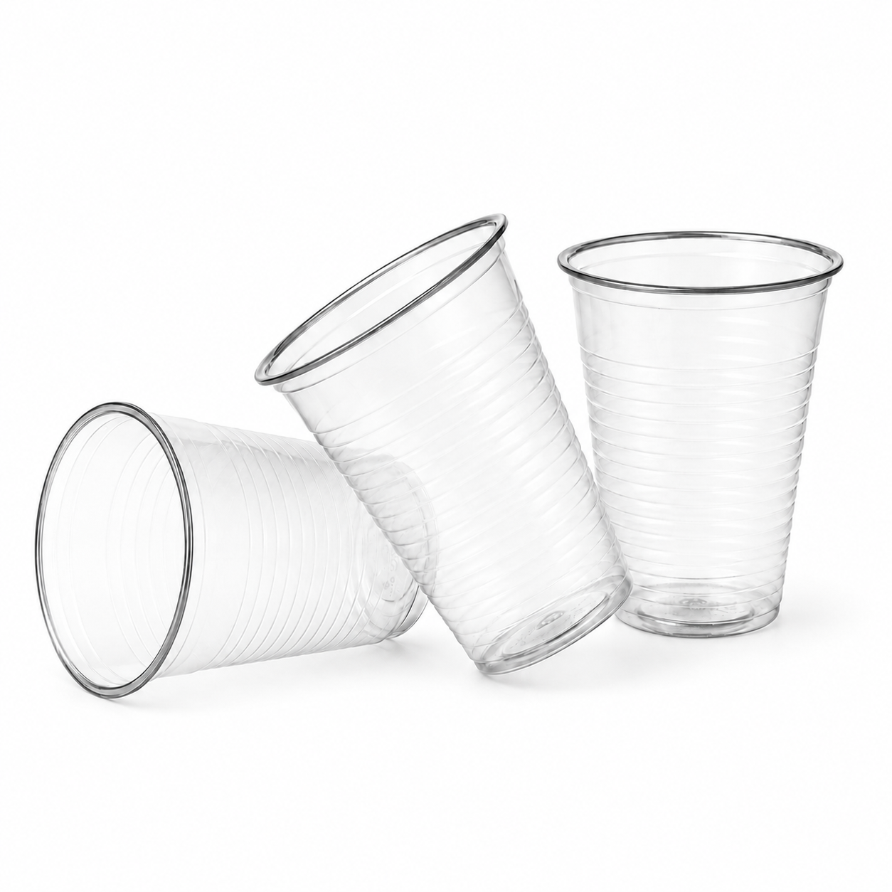 7oz Clear Plastic Disposable Water Cups - Box of 1000