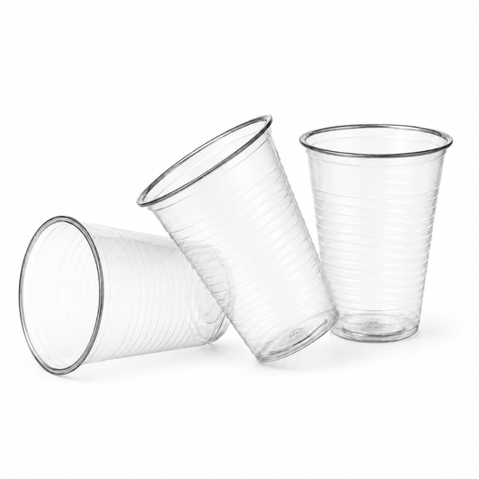 7oz Clear Plastic Disposable Water Cups - Box of 1000