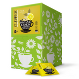 Clipper Tea: Organic Lemon and Ginger Envelope Tea Bags - Individually Wrapped - (Box of 250)