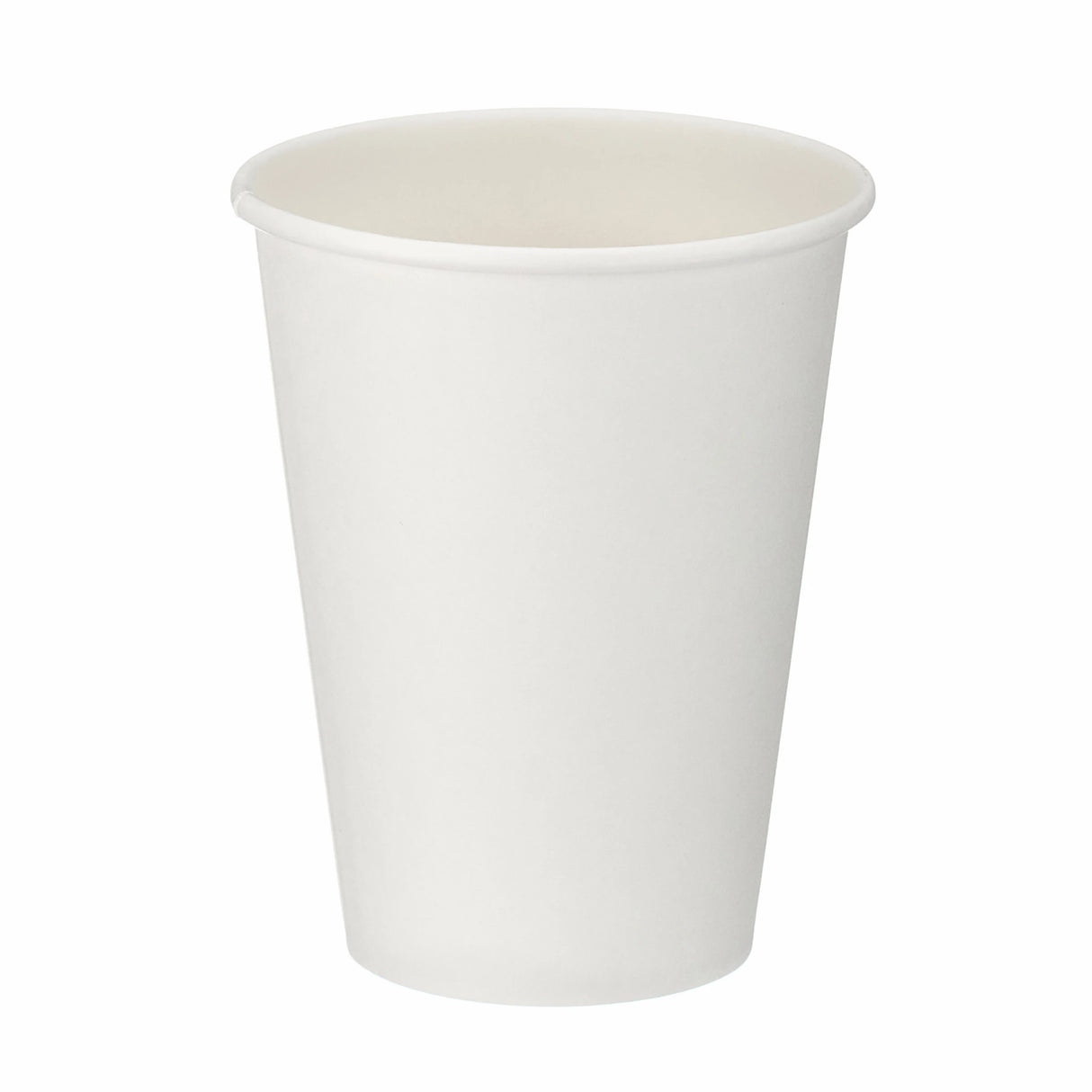 12oz White Single Wall Hot Cup (Box of 1000)