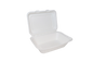 Edenware - Moulded Fibre Clamshell Regular Meal Boxes - Takeaway Food Packaging - 7" x 5" - (Case of 500)