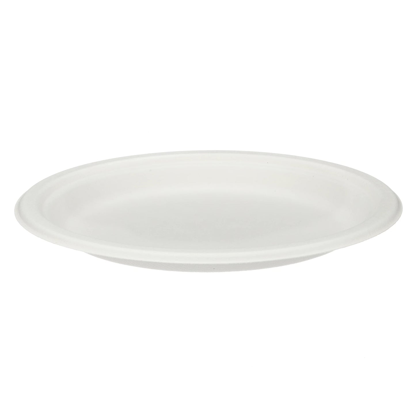 9" Bagasse Round Plates - Pack of 125