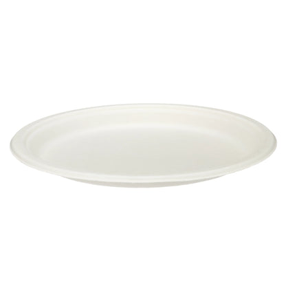10" Bagasse Round Plates - Pack of 125