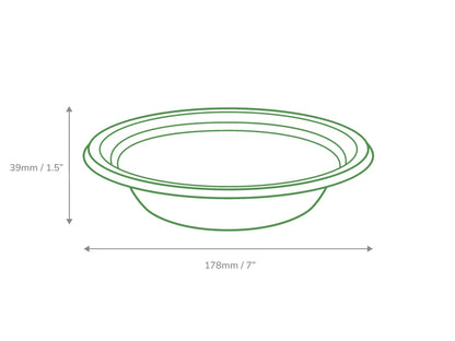 16oz Bagasse Round Bowls - Pack of 125