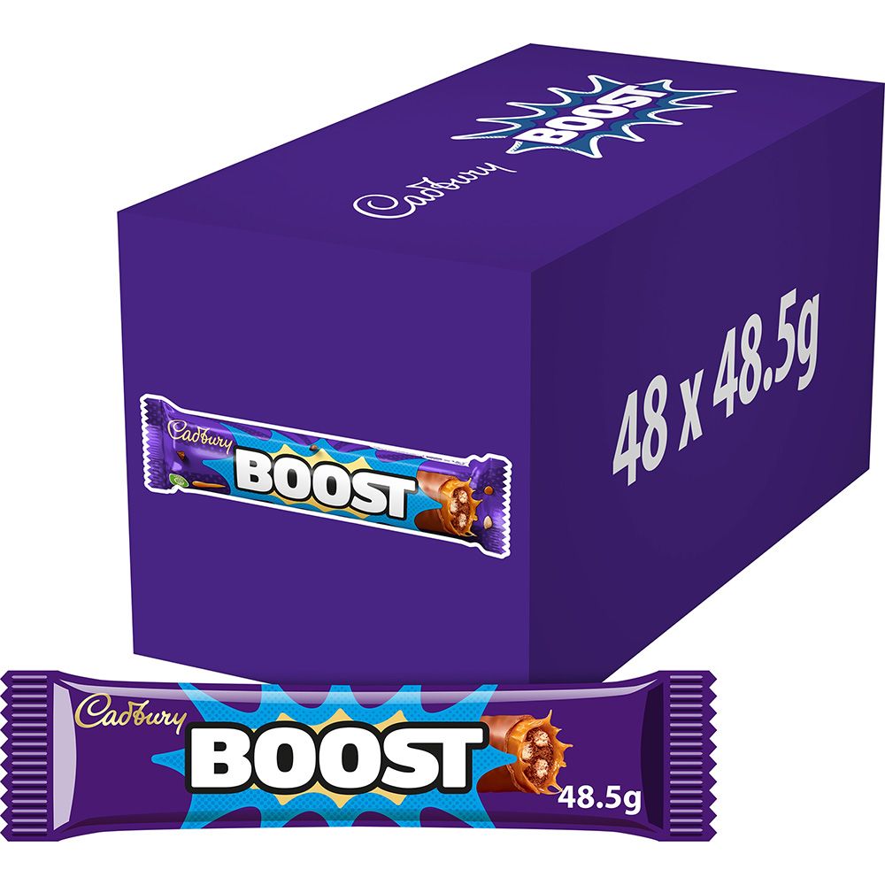 Cadbury Boost Bars - 48.5g (Box of 48)