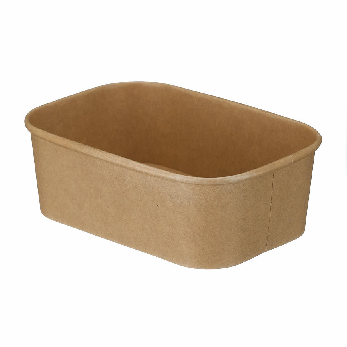 Edenware Rectangular Kraft Deli / Salad / Food Takeaway Bowl 750ml - Cardboard - (Pack of 50)