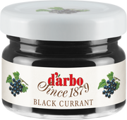 Darbo Blackcurrent Jam Mini Jars – 28g (Pack of 60)