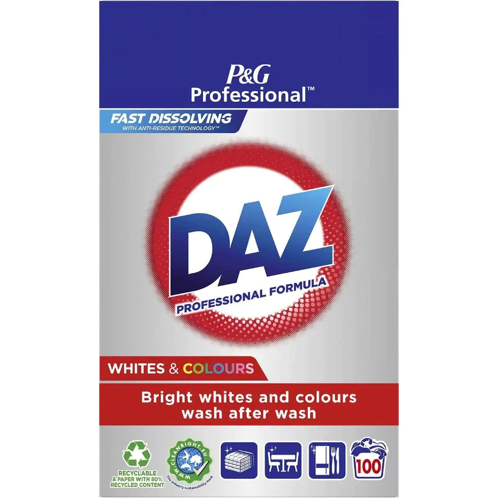 Daz Professional Washing Powder - Whites & Colours (100w)
