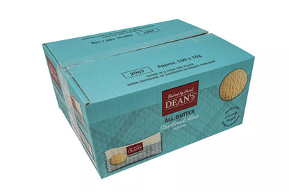 Dean's Individually Wrapped All Butter Shortbread Mini Rounds 10g - Pack of 100