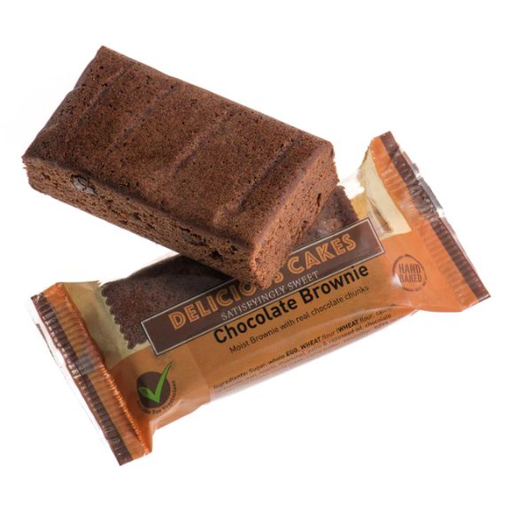 Devonvale Chocolate Brownies - Individually Wrapped - 60g (Box of 24)