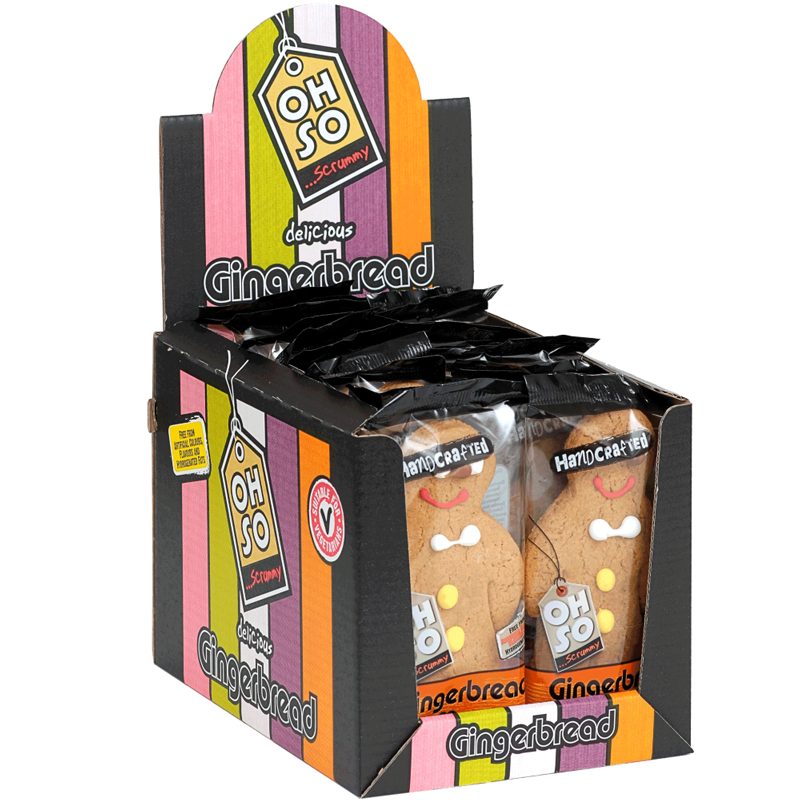 OH SO Scrummy Gingerbread Man 60g - Case of 20