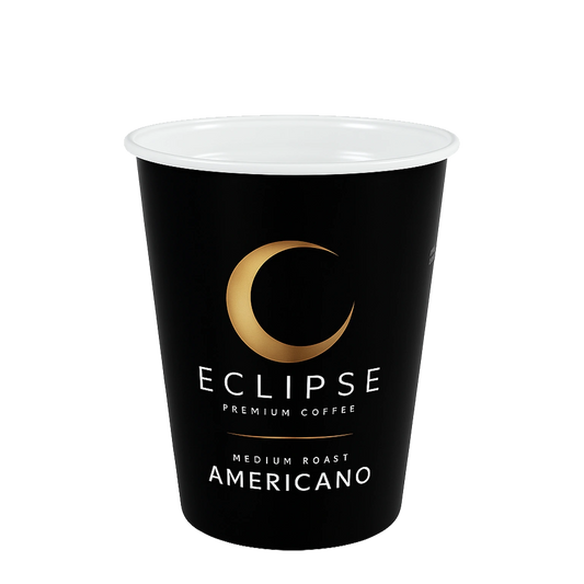 12oz Foil Sealed Drinks - Eclipse Americano - Nescafe & Go Compatible (Pack of 10 Cups)