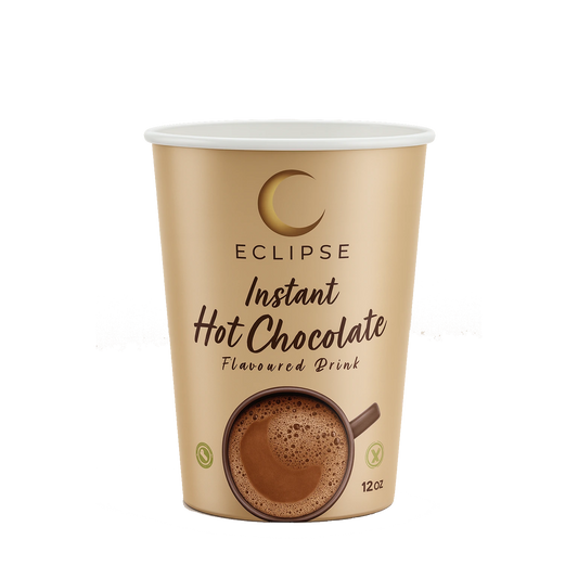 12oz Foil Sealed Drinks - Eclipse Hot Chocolate - Nescafe & Go Compatible (Pack of 10 Cups)