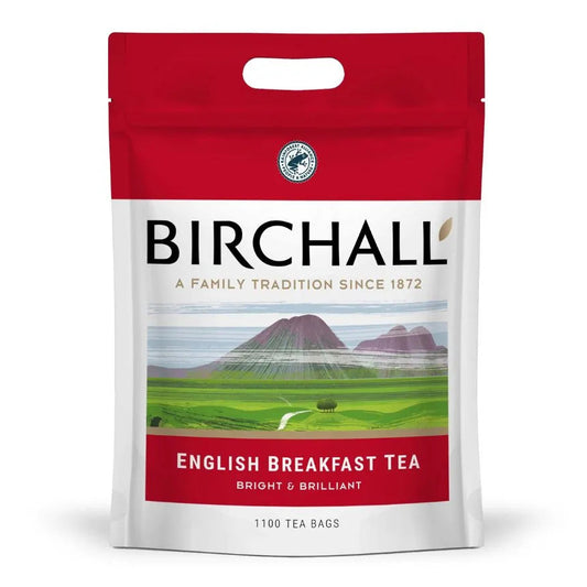 Birchall English Breakfast One Cup Catering Tea Bags - Bulk Bag of 1100