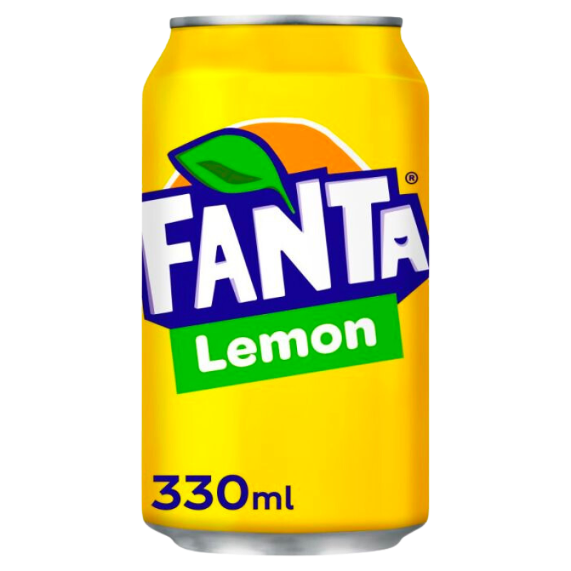 Fanta Lemon Cans - 330ml (Pack of 24)