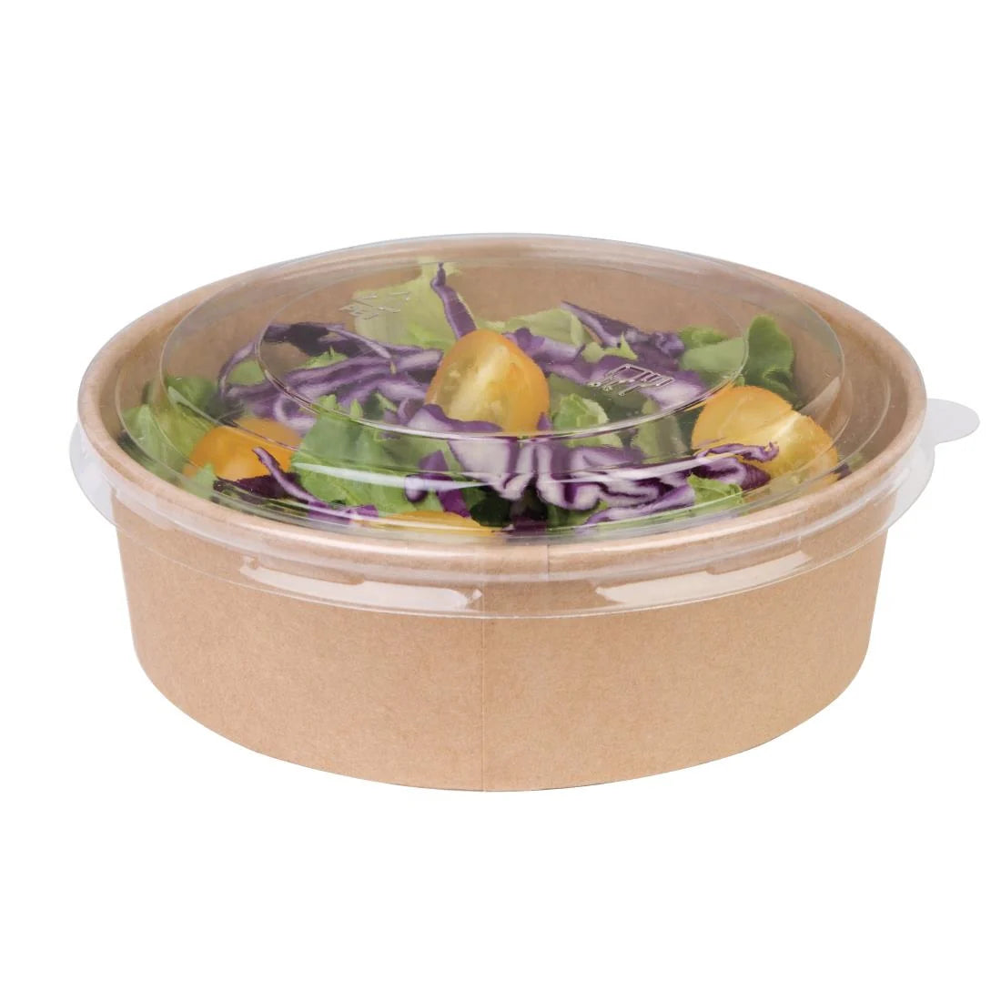 500ml Round Kraft Deli Bowls - Case of 300