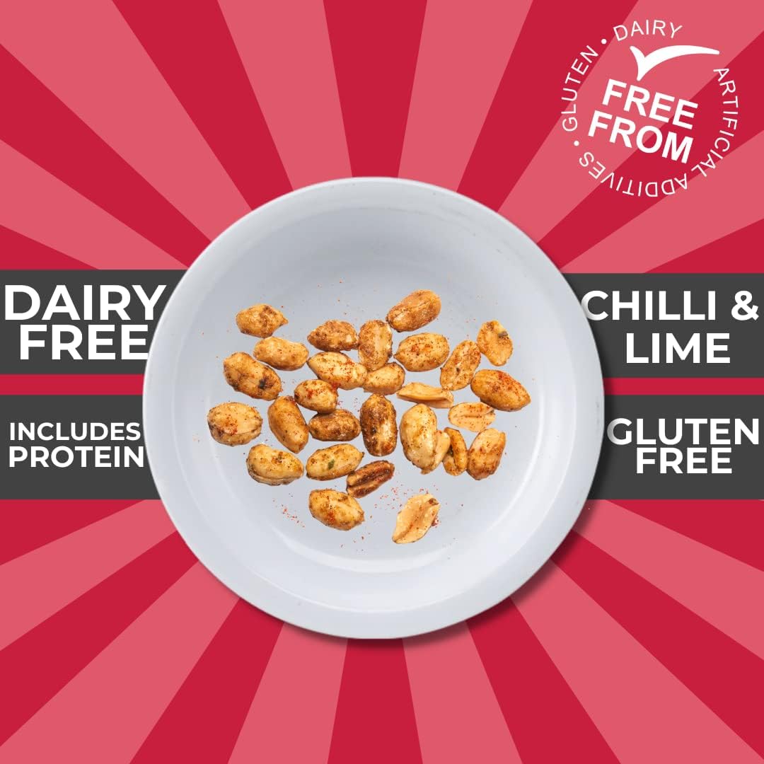 Mr Filbert's Chilli & Lime Peanuts 40g - (Box of 20)